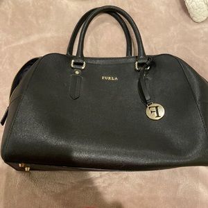 Black Furla purse